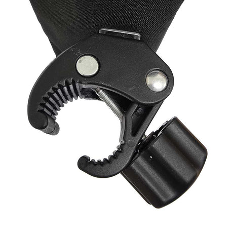 Thermal golf buggy drink holder with clamp