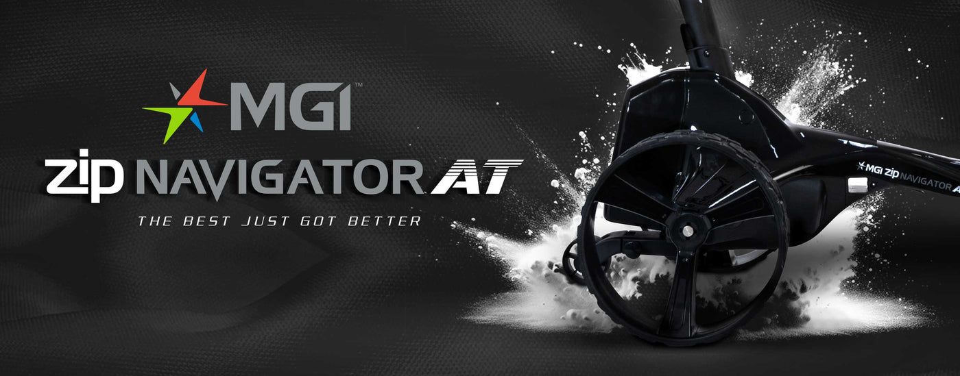 MGI Zip Navigator Aall Terrain AT remote control golf buggy - best golf buggy