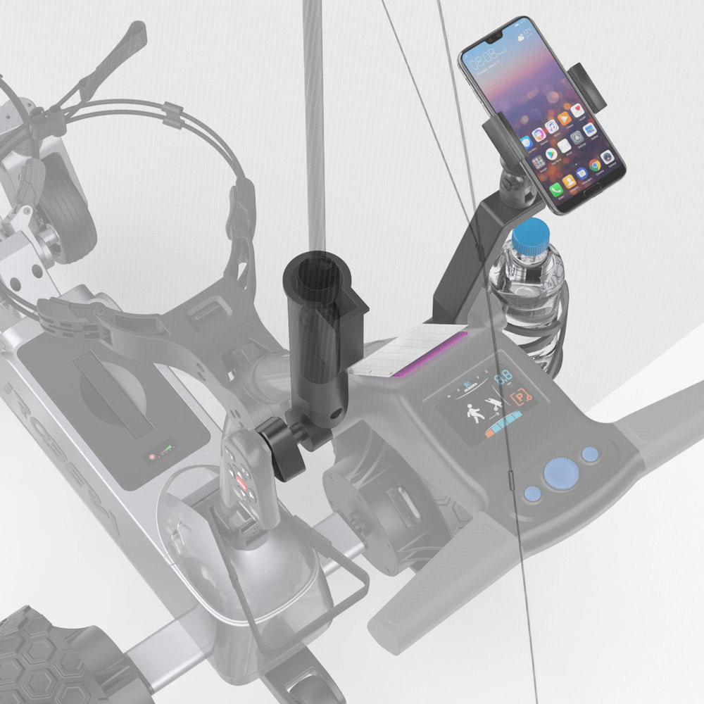 Robera Pro Follow Me Golf Buggy Accessories Attached
