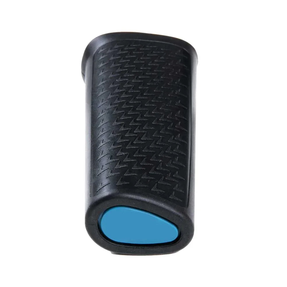 MGI AI Navigator left handle grip for electric golf buggy, black with blue end cap
