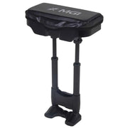 MGI Zip seat accessory for electric golf buggy, black cushioned top and sturdy legs